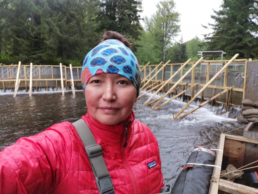 Cole Morven in the field