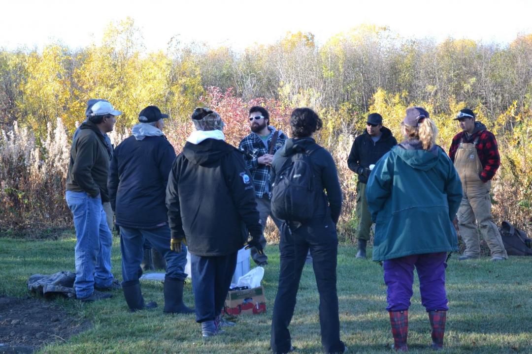 Mikisew Cree First Nation Monitoring Training. Photo Credit: Bruce Maclean